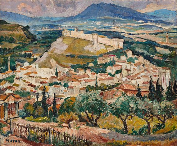 Widok na cytadelę w Prowansji