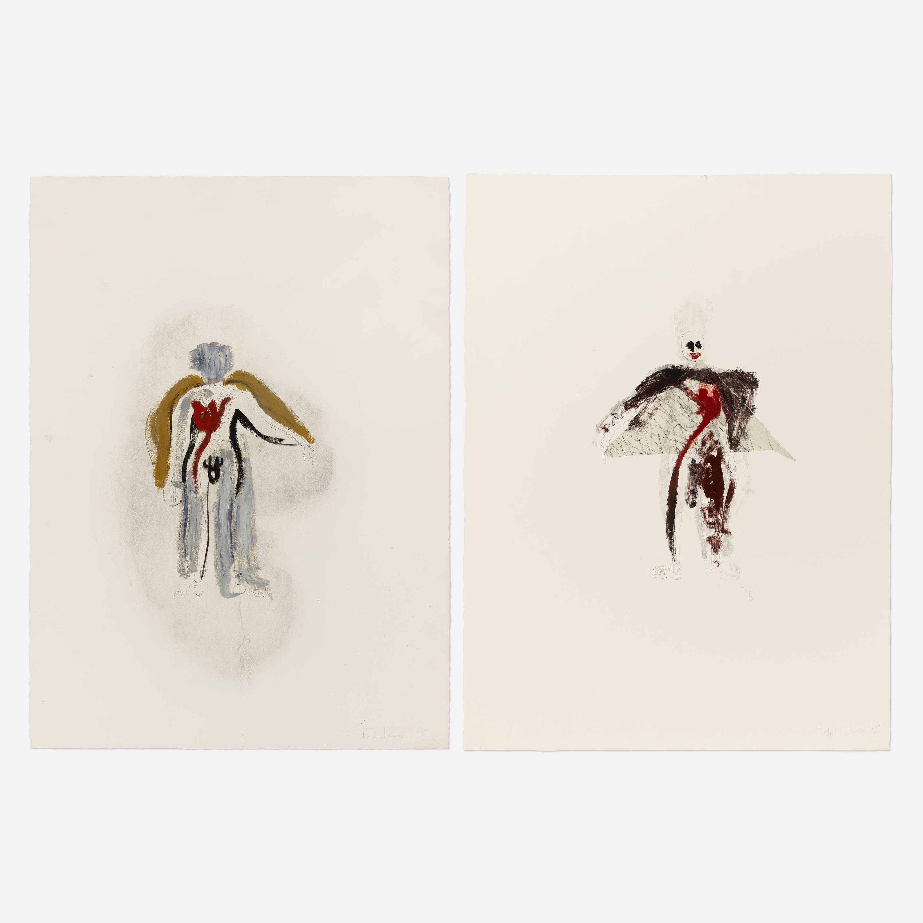 Ralph Lemon | Untitled (two works) (1995) | MutualArt