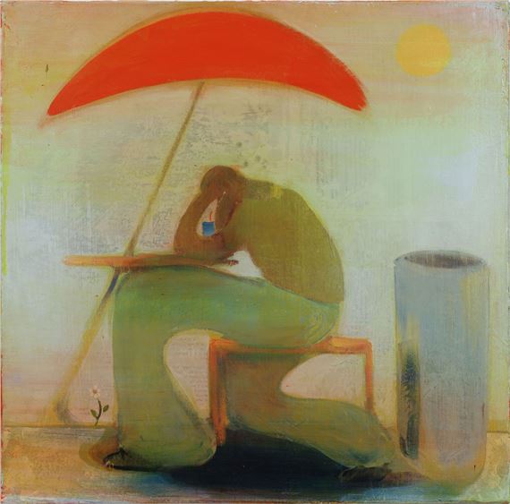 The Point of Nothingness and Caring is Besides That #5 by Heidi Hahn, Painted in 2018