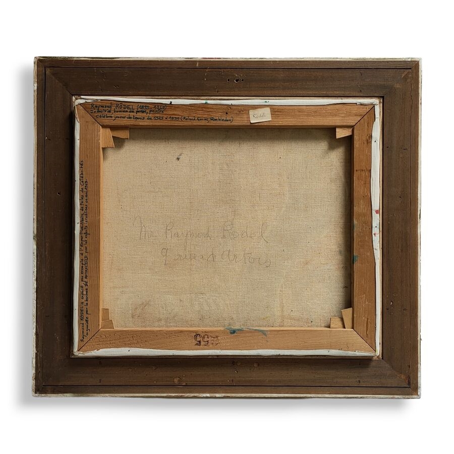 Artwork by Raymond Rodel, Composition, Made of oil on canvas