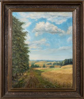 Landschaft bei Oelber - Otto Teucher