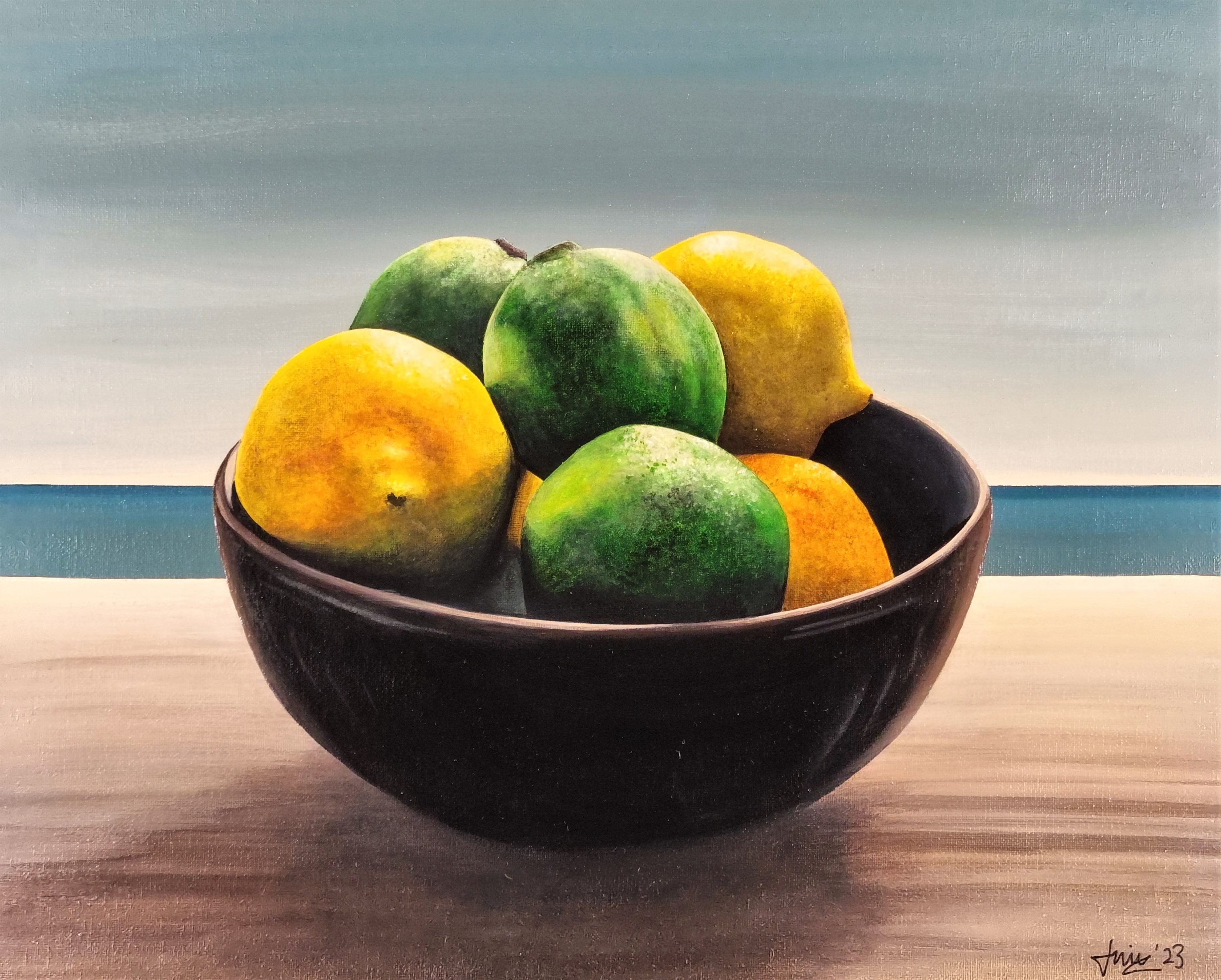 Janine Wing | Lemons and Limes (2023) | MutualArt