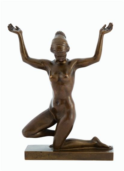 Női akt by Theodor Stundl