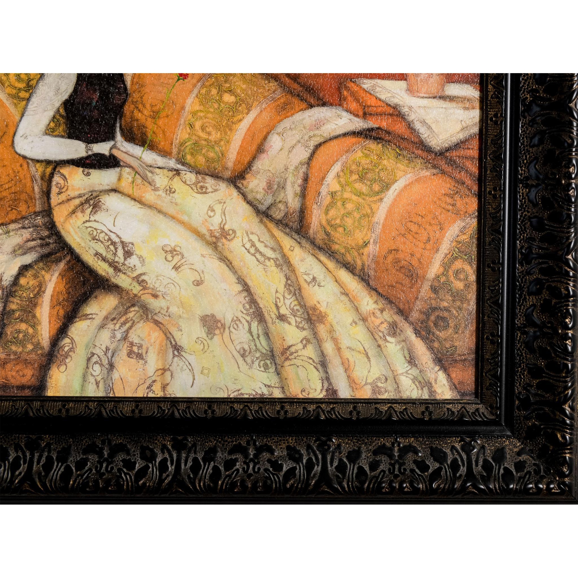 Ludmila Curilova | One of the two part Sitting Lady series | MutualArt