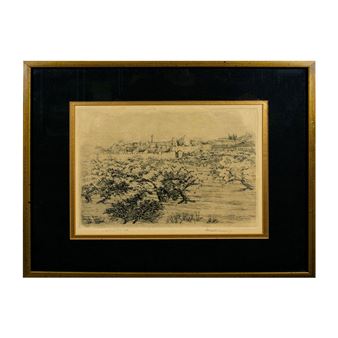 Overlooking the Mount of Olives - James Bieberkraut