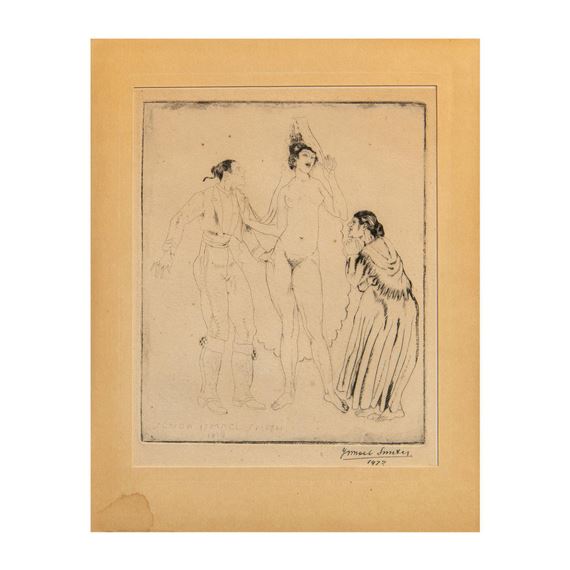 Ishmael Smith Y Mari | Depicting a nude woman being groped and leered ...