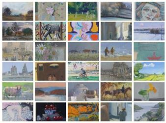 Small Paintings Group 2023 - Panter & Hall Gallery