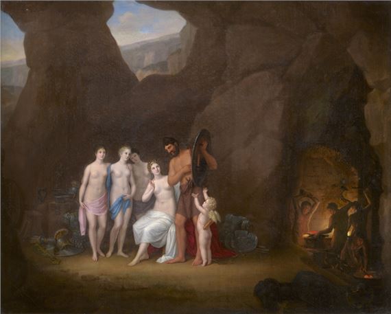 Venus in der Schmiede des Vulkan. - Heinrich Abel Seyffert