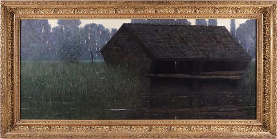 “Cabin On The Marsh Landscape” by Donald Jurney