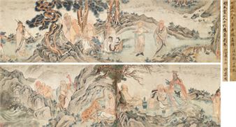 Sixteen Arhats - Zhang He