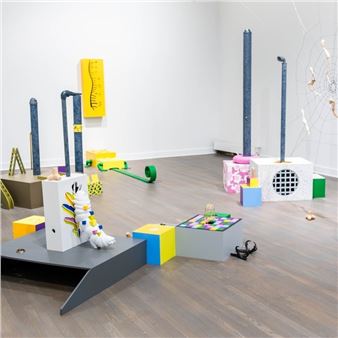 CUE Art Foundation Showcases Ling-Lin Ku's "Insight Outsight" Playground