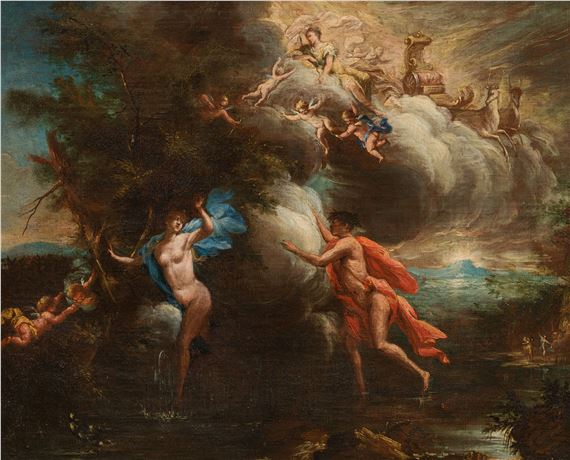 Alpheus and Arethusa by German School, 18th Century, 18th century