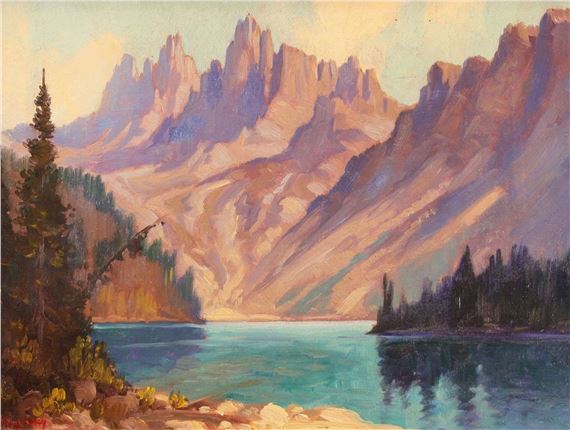 MOUNTAIN LANDSCAPE by Roland Gissing