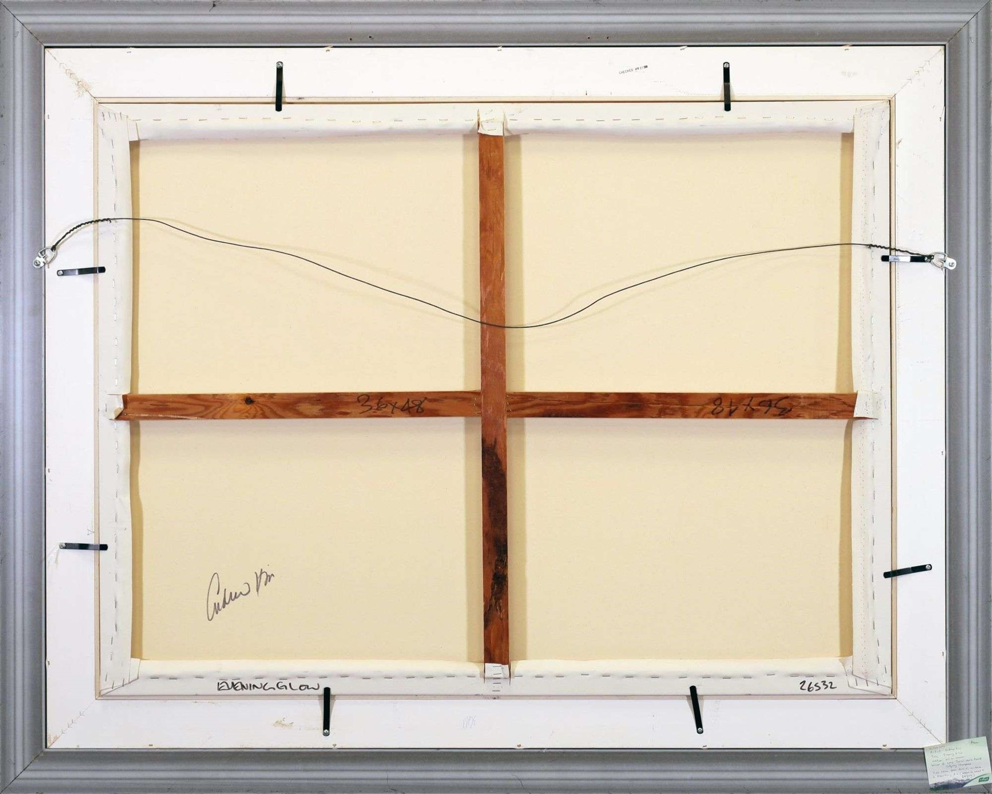 Artwork by Andrew Kiss, EVENING GLOW, Made of oil on canvas