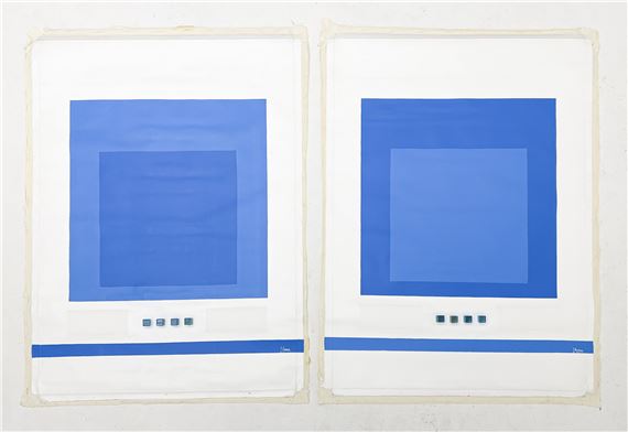 Geometric Compositions, Set of 2 by Juan Carlos Areoso