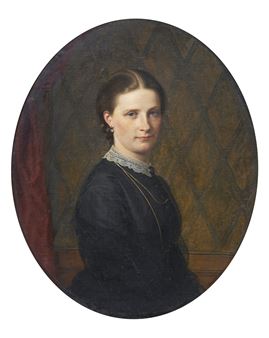 Portrait of a gentlewoman - Adolf Henning