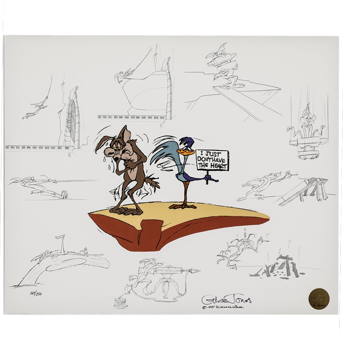 Chuck Jones | Zoom & Bored (1997) | MutualArt
