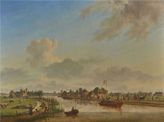 Panneau de bois tendre by Jan ten Compe, 1753