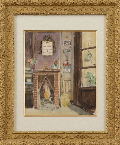 Domestic hearth by Severino Furletti