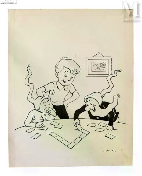 Perlin et Pinpin by Maurice Octave Lucien Cuvillier, novembre 1957