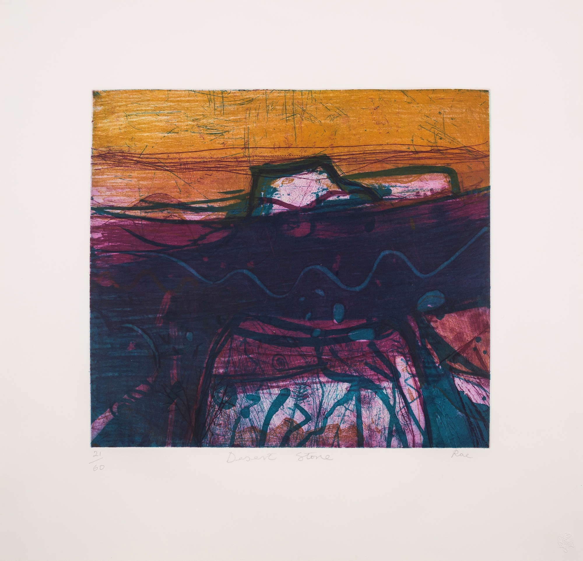 Barbara Rae | Desert Stone (2001) | MutualArt