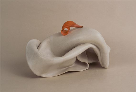 Porcelain and daylily petal, 2023 - Michelle Bui