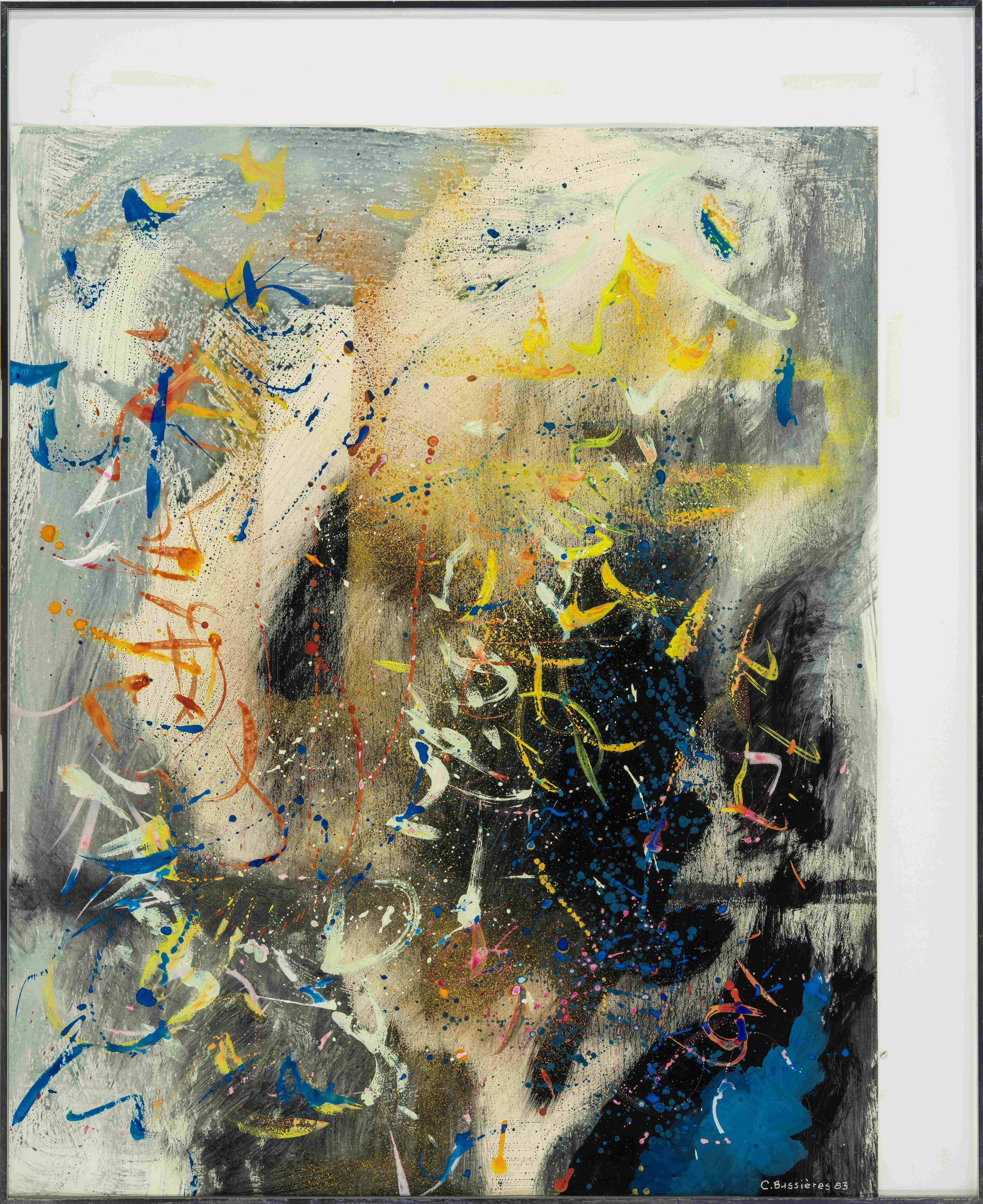 Artwork by Caroline Bussières, Untitled, 1983, Made of Gouache and ink on paper