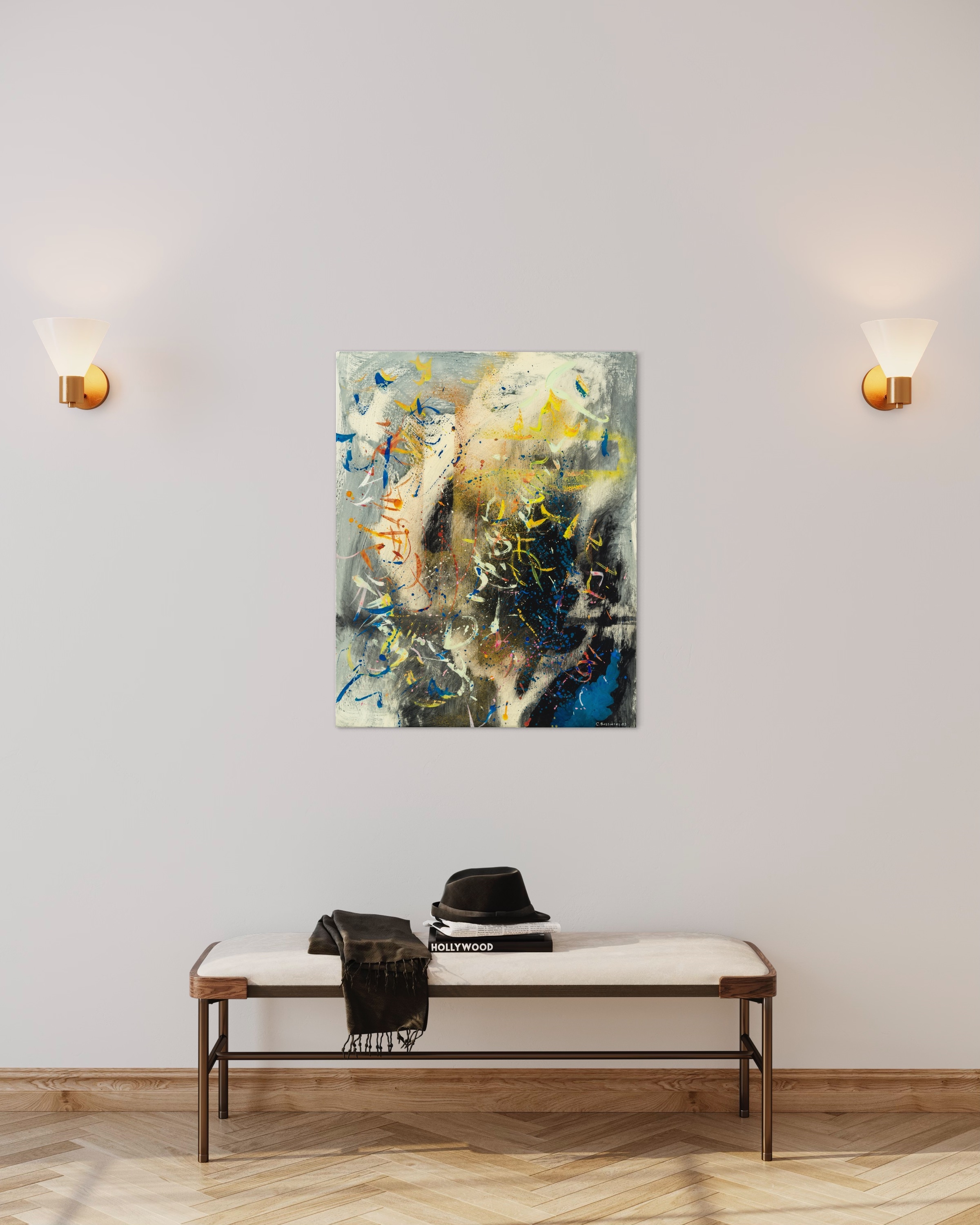 Artwork by Caroline Bussières, Untitled, 1983, Made of Gouache and ink on paper