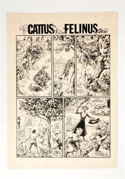Sheet 1 from the story Cattus Felinus, 1975