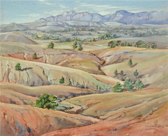 Flinders Ranges at Arkaba by Thomas Henry Bone