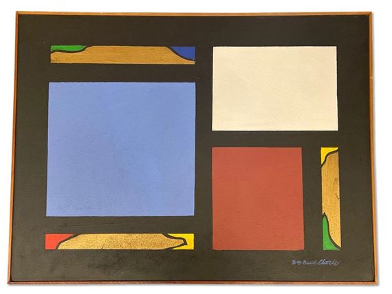 Buck Clarke | Abstract with geometric shapes | MutualArt