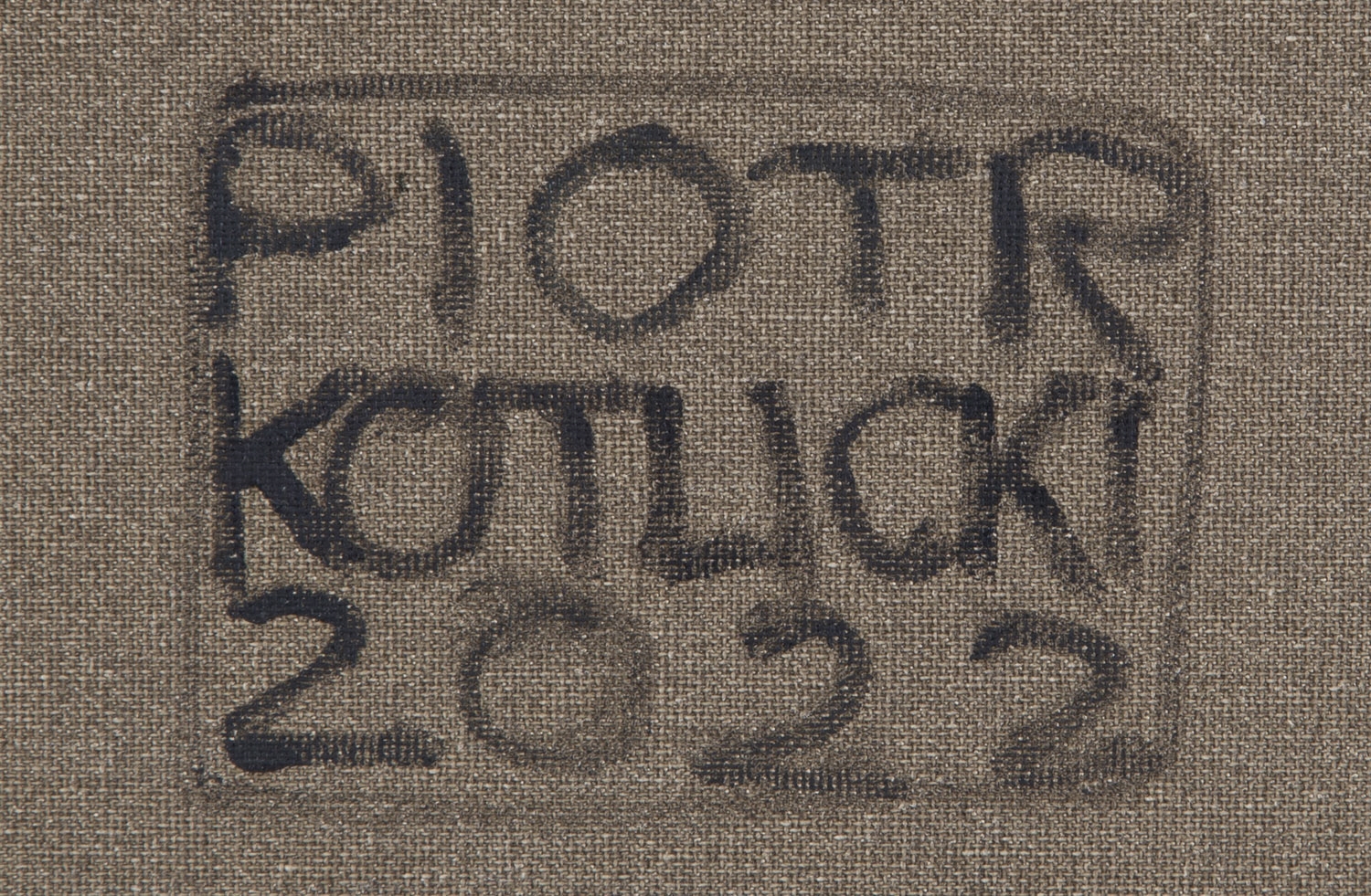 Artwork by Piotr Kotlicki, Fight like a girl, Made of oil/canvas