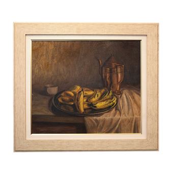 "Natureza-morta com bananas" - Ettore Federighi