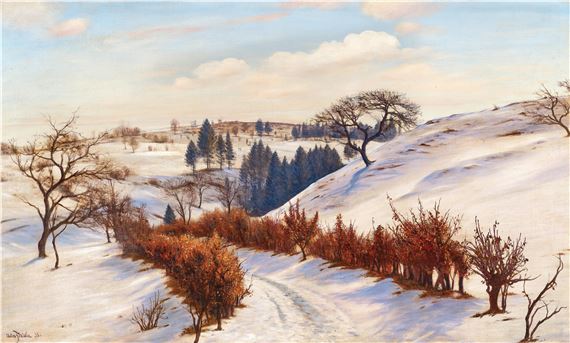 A Winter Day on Tulbinger Kogel by Anton Filkuka, 1938