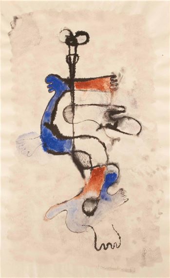 Ohne Titel by Oswald Oberhuber, 1953