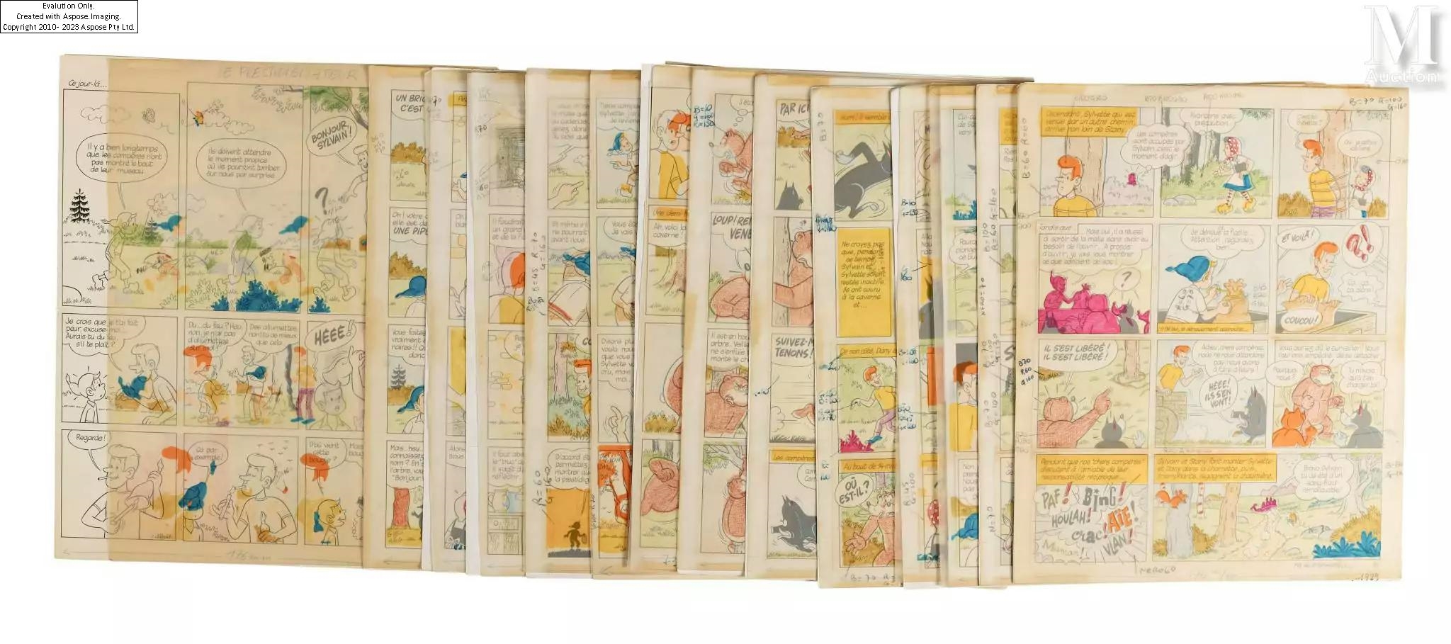 Artwork by Claude Dubois, Le Prestidigitateur, Made of Indian ink