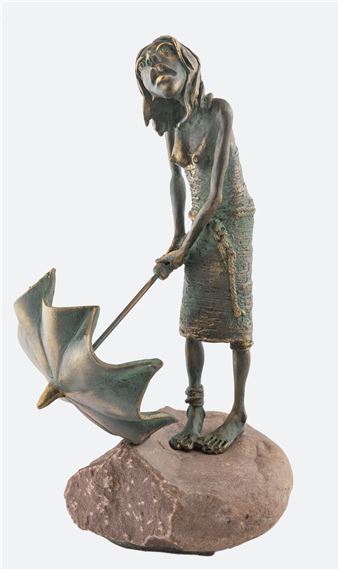 Dziewczyna z parasolką, - Marek Czarnecki