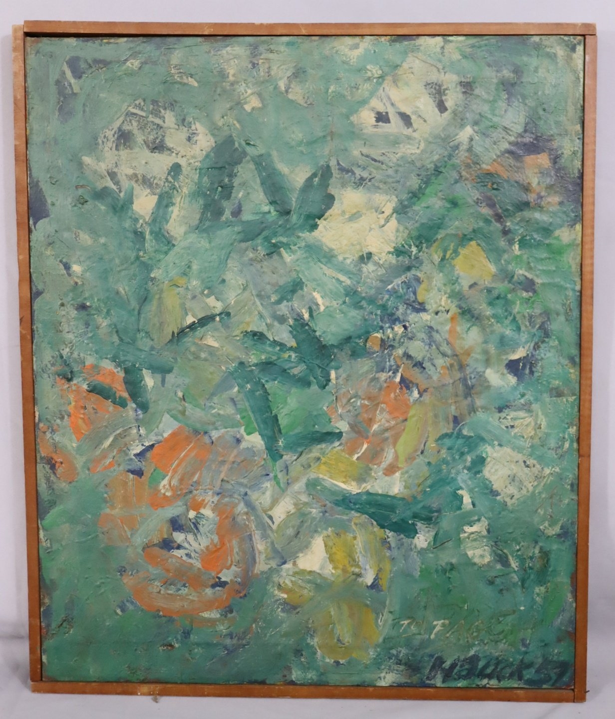 Artwork by Fred G. Hauck, Abstract composition, Made of Oil on canvas