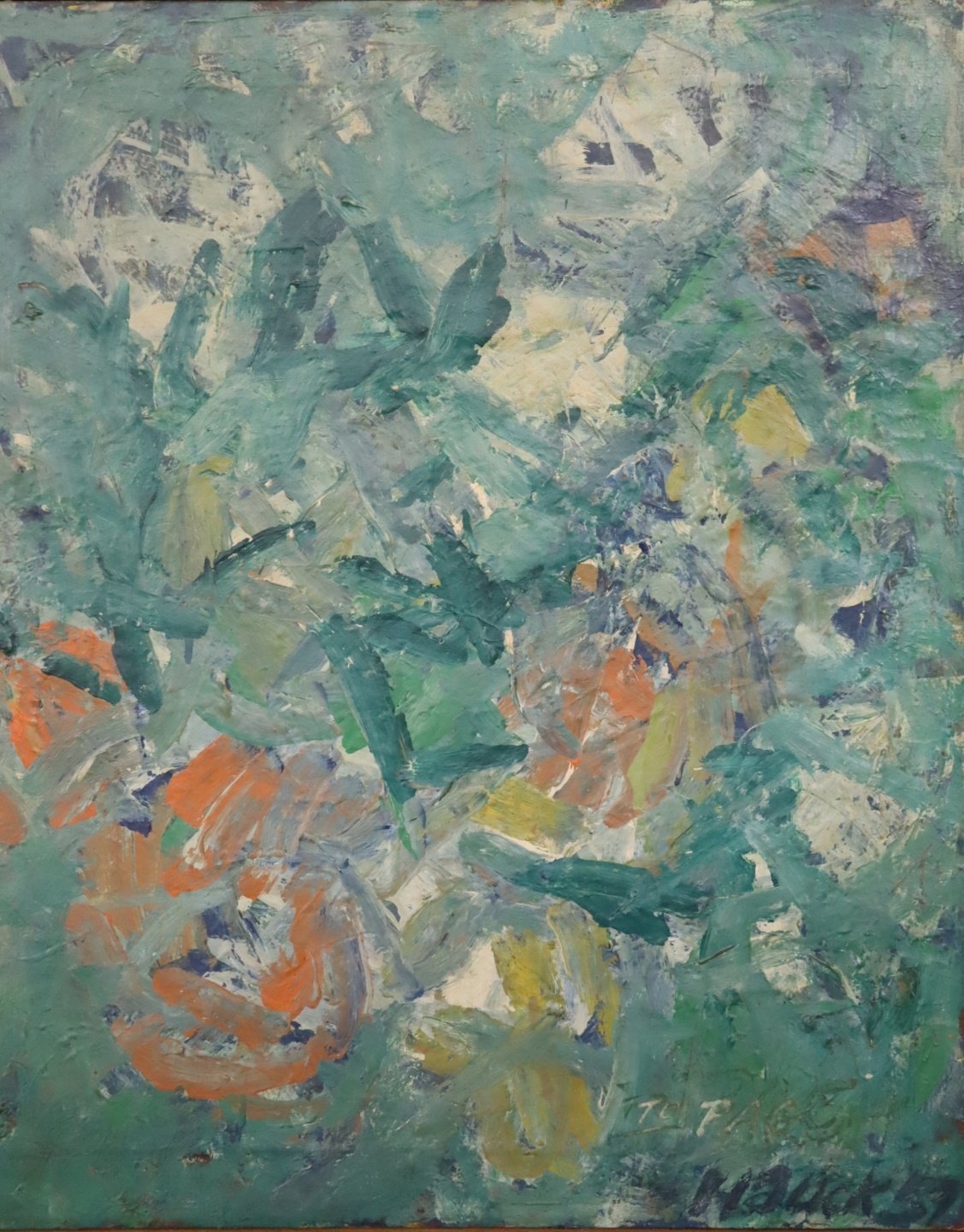 Artwork by Fred G. Hauck, Abstract composition, Made of Oil on canvas
