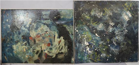 Abstract compositions by Fred G. Hauck