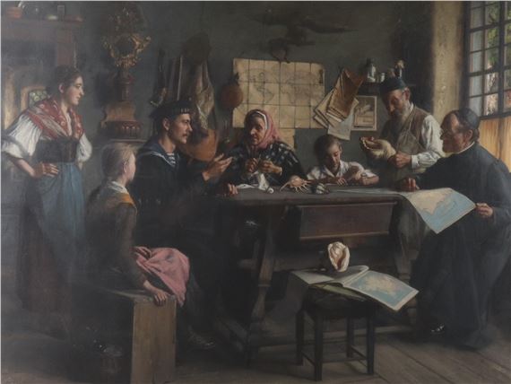 "Die Heimkehr des jungen Seemannes" by Leopold Bara