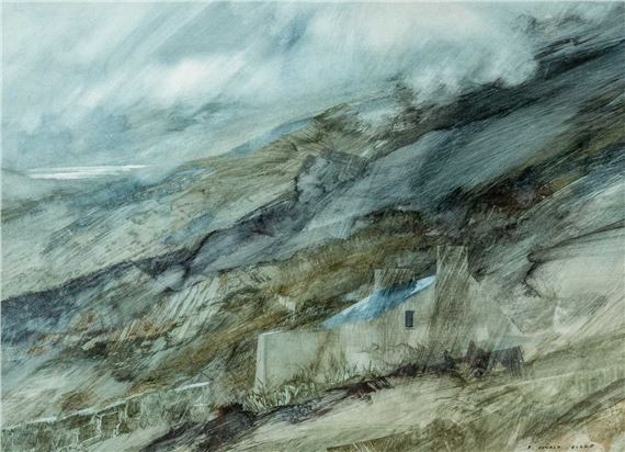 Hillside cottage by Fredrich Donald Blake
