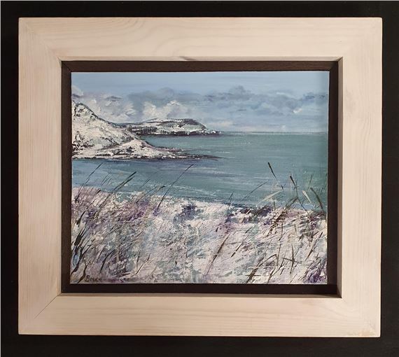 A th Century Oil on Board by Graham Bruce depicting a wint - Bruce Graham