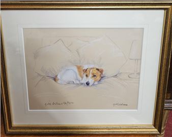 After Gillian Evans. A signed limited edition coloured Print - Gillian Evans