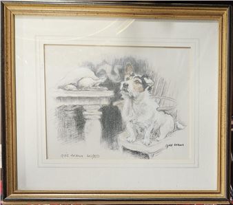 After Gillian Evans. A pair of limited edition coloured Prin - Gillian Evans