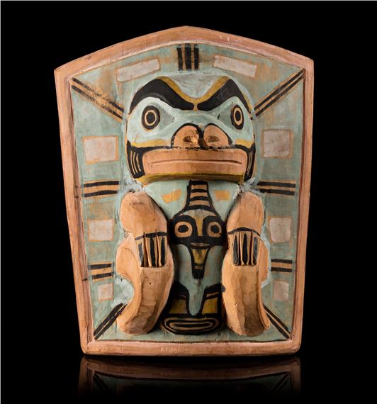 Mungo Martin | Frog Frontlet (Circa 1930) | MutualArt