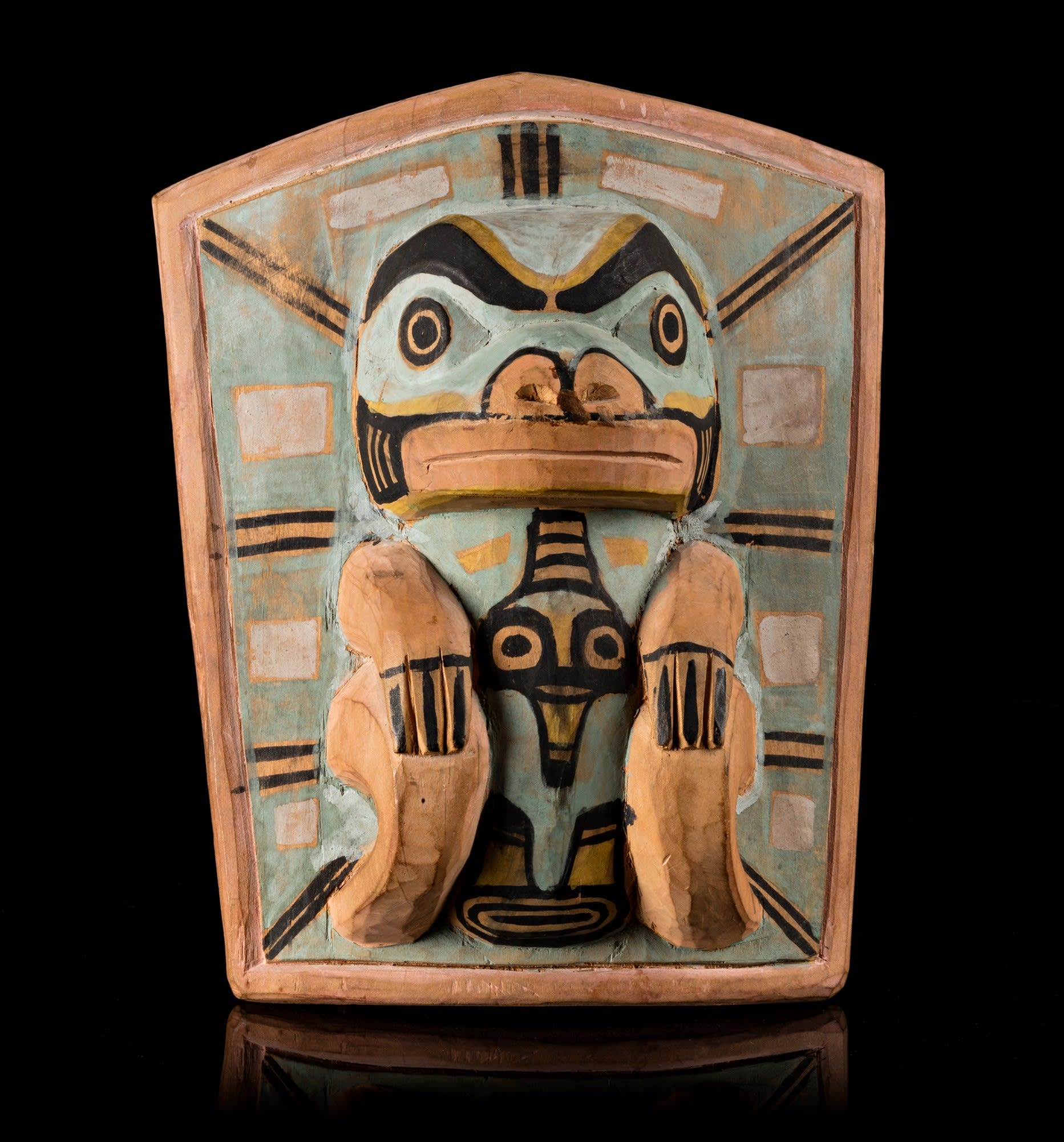Mungo Martin | Frog Frontlet (Circa 1930) | MutualArt
