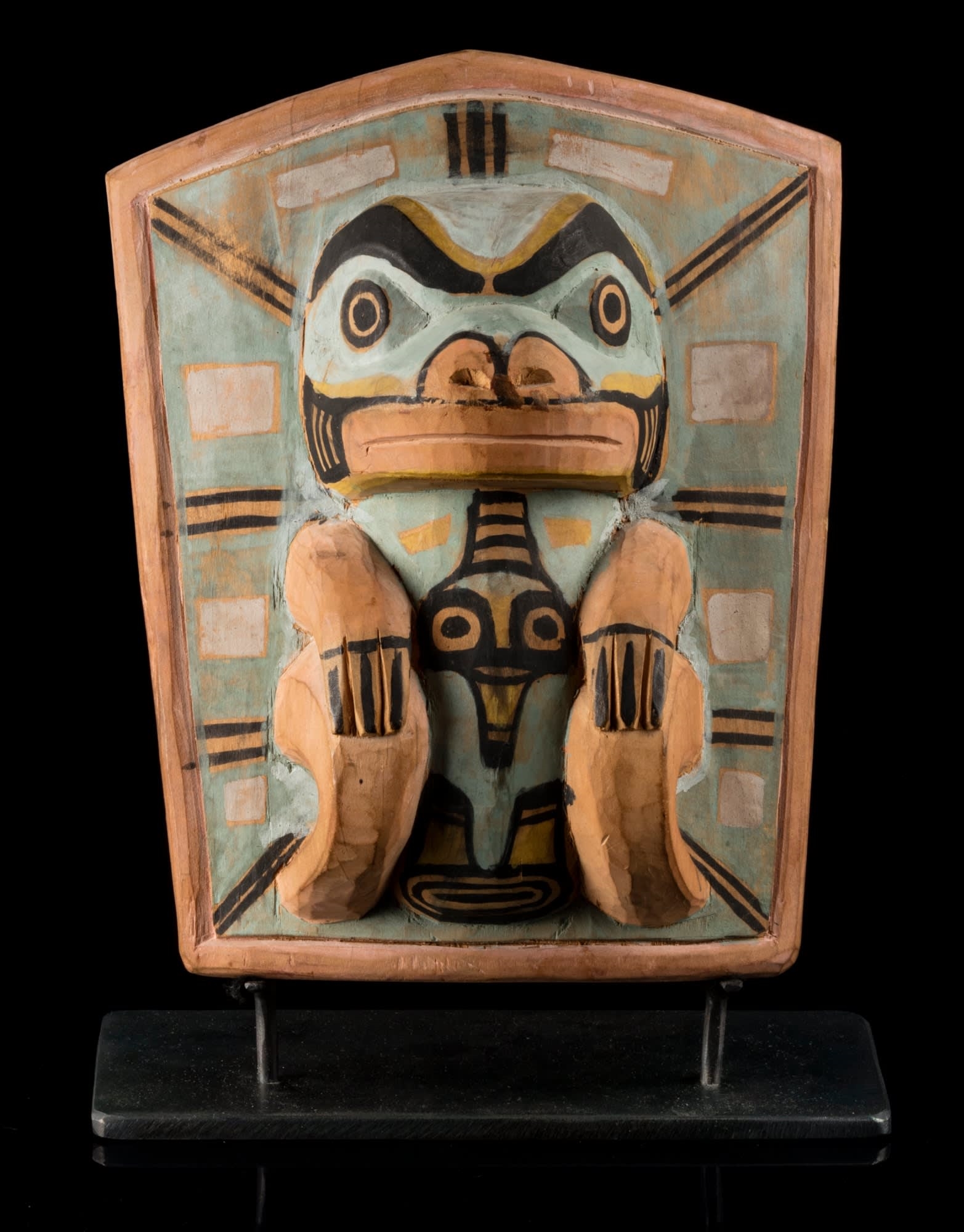 Mungo Martin | Frog Frontlet (Circa 1930) | MutualArt