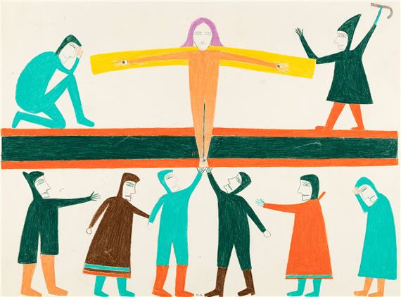 Giver of Life by Jessie Oonark, circa 1978