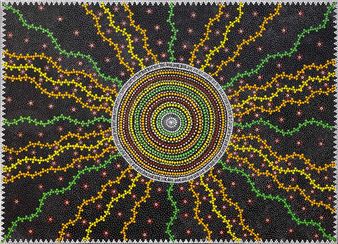 Bush Flowers - Geraldine Riley Napangardi